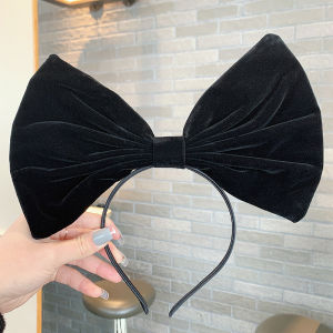 คลิปผมผ้าลายผีเสื้อขนาดใหญ่สุดน่ารักสำหรับใส่ไปงานปาร์ตี้และถ่ายรูป ขอบบาง สไตล์หวาน เครื่องประดับผมแบบยุ่งยาก