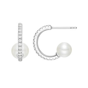 HEFANG Jewelry | Classical Ballet Style Petite Hoop Earrings