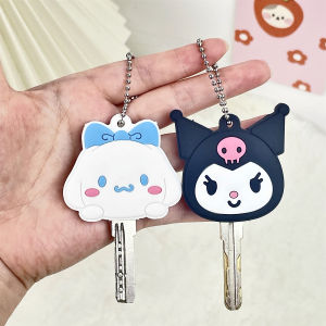 Creative Sanrio Character Door Lock Key Cover Hello Kitty Electric Car Universal Strawberry Bear Water Drop Buckle Access Card Holder