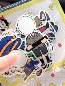 Growth Album Board Cartoon Stickers for Kindergarten Class Bulletin Board Decorations Individual Body Stickers No Head