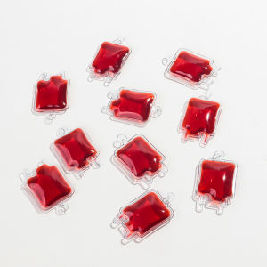 5pcs 33x58mm Halloween Gothic 3D Blood Bag Acrylic Charms Pendant for DIY Jewelry Making Keychain Earring Accessories Wholesale