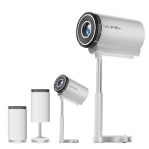 【New arrivals】Salange X5 1080P โปรเจคเตอร์แบบพกพา4K Android13วิดีโอ WiFi บลูทูธ1+ 8G การฉายภาพโฟกัสอิเล็กทรอนิกส์ที่ดี