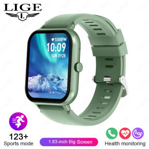 LIGE | LIGE New Voice Calling Smartwatch For Men Women 1.83" HD Color Display Health Fitness Tracking Smart Watch 100+ Sports Bracelet