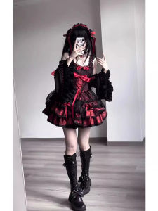 Halloween Cos Princess Pure Desire Gentle Cute Lolita Dress Strapless Gown Sweet Lolita Style Fairy Tale Costume Dress