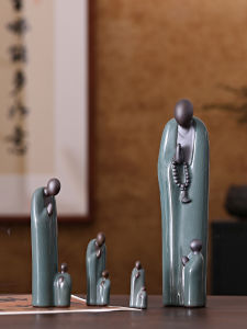 KUANFENG | Trang Trí Tượng Tăng Sư Phong Cách Trung Quốc Mới Zen Creative