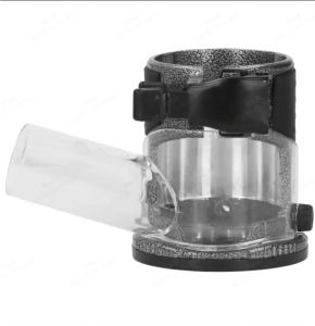 Trimming Machine Base Adjustable Aluminum Alloy Plunge Router Base with Dust Collection Cover