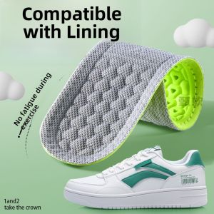 XIANZHAO | Summer Mens Sweat-Absorbing Atractylodes Lancea Anti-Odor Breathable Antibacterial Thin Insoles