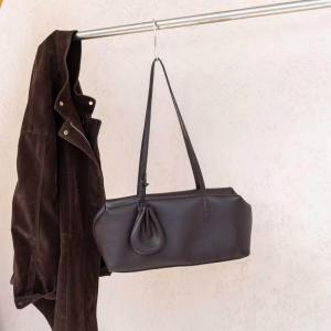 SHUCAI | Womens Genuine Natural Crazy Horse Cowhide Shoulder Bag Large Capacity Vintage Tote Bag Soft Leather Underarm Handbag for Woman