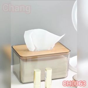 3 จุดที่ กล่องใส่ทิชชู่ ฝาไม้อัด มีให้เลือก 3 ขนาด ดีไซส์ เรียบหรู CH0063
