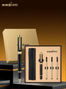 HERO | Business Gift Pen Set Metal Signature Pen Boxed Set for Calligraphy and Office