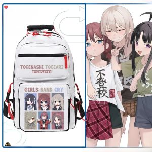 กระเป๋าเป้สะพายหลังผ้า Oxford ขนาดใหญ่สไตล์เกาหลีสำหรับผู้ชายและผู้หญิง กระเป๋าเป้สะพายหลังแบบสะพายไหล่คู่ ลายการ์ตูน กระเป๋าใส่ของใช้สำหรับวัยรุ่น