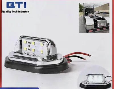 ไฟส่องป้าย ไฟส่องป้ายทะเบียนรถยนต์ ระบบไฟ 12-24v (ราคาต่ออัน)