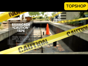 Non-Adhesive Printed Barrier Tape (3"x800FT)