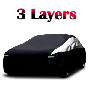 Car Cover Waterproof PVC Cotton 3 Layer Protection Prevent Scratches For VIOS CITY G4 ACCENT INNOVA