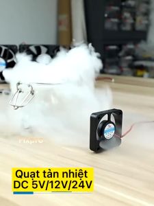 Quạt tản nhiệt DC 24V 6x6x2.5cm 2 dây chất lượng tốt - Linh kiện Fixpro