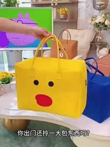 Túi xách du lịch dung tích lớn đựng đồ người lớn trẻ em họa tiết hoạt hình