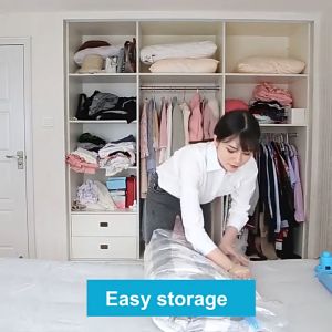 🔥 Local Stock & Fast Shipping 🔥Reusable Vacuum Bag Vacuum Storage Bag Large Capacity Travel Storage Seal Compress Storage Bag 真空收纳袋