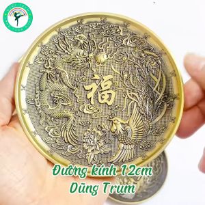 Đĩa xin đài Âm Dương bằng đồng khắc Long Phụng Ngũ Phúc cực đẹp Đĩa Phong Cách Oriental Bằng Đồng Đĩa 10Cm 12Cm 15Cm Chất Liệu Đồng Hoa Văn Tinh Tế Trên Đĩa Đồng - Lazada