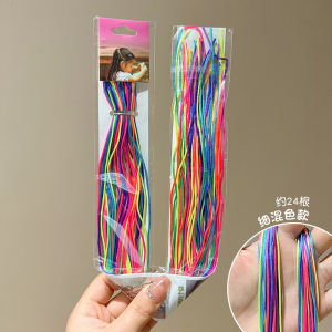 Colorful Hair Braiding Rope for Girls Childrens Hair Accessories Dirty Braid Headbands Seven Colors Hair Ties for Kids