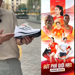 [Độc Quyền T10] [10KM] Giày Chạy Bộ Nam Nữ GOYA NOVA – Daily Trainer Chinh Phục 10KM Đầu Tiên Nhẹ Êm Thoáng Khí TPU Đệm Gót