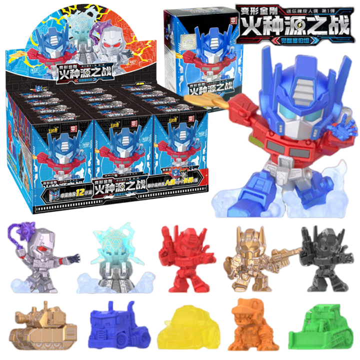 Transformation One Figure Spark War Rarity Optimus Prime Megatron Mini Rubber Doll Children'S Toys Gifts