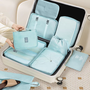 Foldable Travel Storage Bag Portable Hook Makeup Digital Shoe Clothes Sorting Storage BagLuggage Clothes Sorting Organizer Bags
