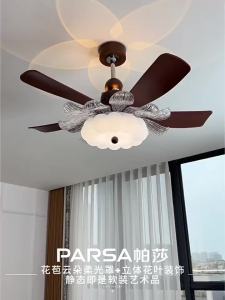 PARSA | Vintage Style Quiet Intelligent Ceiling Fan Lamp