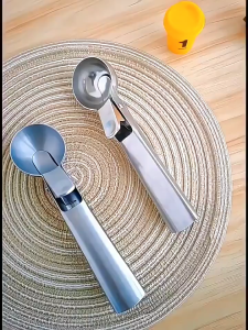 6cm Ice Cream Scoop Stainless Steel Easy Release Cookie Scoop Fruit Scoop Riceball Maker Sudu Ais Krim Keluli不锈钢雪糕勺水果挖球器