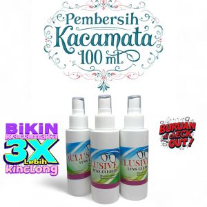 Cairan Pembersih Kacamata isi 100ml - Lens cleaner Pembersih Kacamata Anti Embun