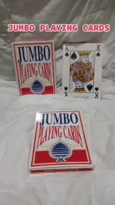 Jumbo Poker Playing Cards Classic Board Games For Kids Adults And Family Funny Card Entertainment