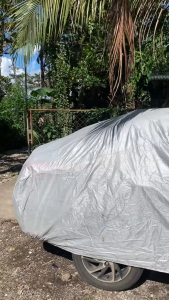 Waterproof Nylon Car Cover for Toyota Innova 2023-2024 Lighweight Protection from Sun & Dirt with Toyota Mesh Cap