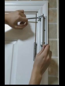 【delivery today】Door Closer Automatic Door CloserSpring Automatic Door Closing DeviceSuitable For Many Types Of Door Indoor adjustable door closer is suitable for various types of automatic door closers. Spring automatic door closer关门器