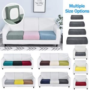 Stretch Sofa Cushion Cover Seat Couch Slipcover Thick Jacquard Fabric
