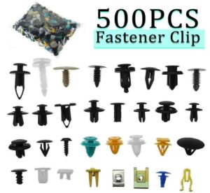 530Pcs Car Fastener Clips Universal Car Bumper Retainer Clips Plastic Push Rivet Door Panel Clips