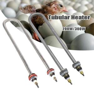 U Type Tubular Heaters / Humidification Tube For Incubators 200/300W