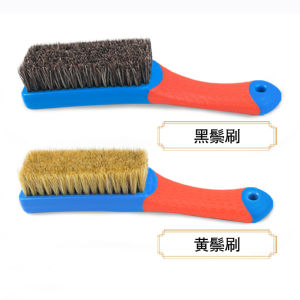 Bristle Soft Fur Shoe Washing Brush For Home Nano Authentic Pure Pig Medium Hair Brush Crafts Long Handle Cleaning Laundry Brush