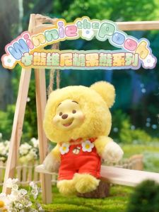 TOPTOY Winnie the Pooh Candy Series Vinyl Plush Blind Box Cute Gift