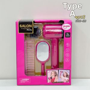 Simulated Childs Hair Stylist Playset