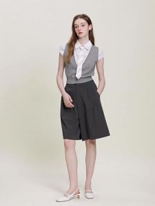 AIVEI | Celebrities Style Old Money Vibes Straight-cut Casual Shorts