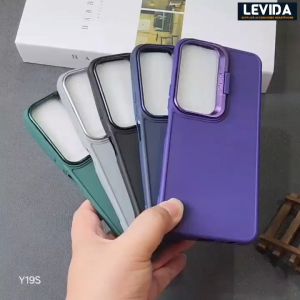 Softcase Macaron Standing Kamera Ring Case Vivo Y19S