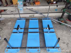 กังหันตีน้ำ350W4ใบพัด เครื่องบำบัดน้ำเสียพลังงานแสงอาทิตย์100% เครื่องเพิ่มออกซิเจนในน้ำ