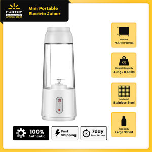 PUGTOP USB Charging Portable Electric Juicer Mixing Bottle Stirring Blender Mini Fruit Mixer Extractors Food Milkshake Multifunction Juice Cup Maker