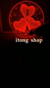 3D Night Light Happy Birthday Style USB Charging 7 Colour Change 3D Visual Stereo Lamp LED Light Desk Lamp Bedroom Lighting