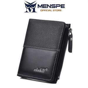 MENSPE Fashion Short Wallet Retro Mens Wallet Soft PU Business Wallet Multi-Card Position Wallets Travel Purses Coin Pouch ID Credit Cards Holders