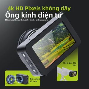 Ống Kính Thiên Văn Kỹ Thuật Số 3 Inch 4K HD Máy Ảnh Tầm Nhìn Ban Đêm Ánh Sáng Yếu Di Động Cho Ống Nhòm Đơn Thị Kính