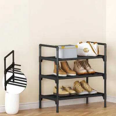 QIUZHISE | Heavy Duty Stainless Steel Shoe Rack Multi-layer
