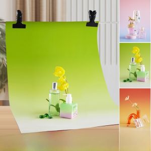 Double-Sided Photography Gradient Background Paper Food Beauty Makeup Photography Props Matte Milk Tea Morandi Scene Decoration
