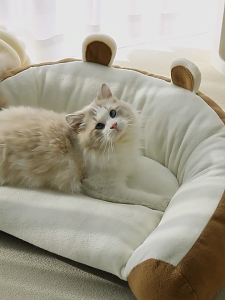 โซฟาแมวขนาดใหญ่ ที่นอนสัตว์เลี้ยงซักทําความสะอาดได้ ที่นอนแมว ที่นอนสุนัข
