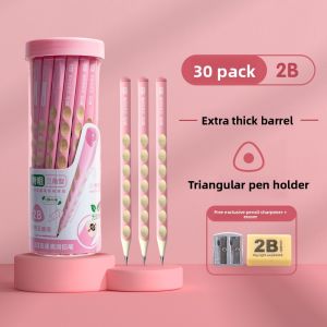 MONLEYTA | Hollow Hole Safety Lead Pencil For Kindergarten Writing Practice Non-Toxic Posture Correction Primary School Essential Tool