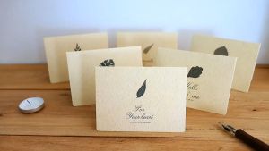 Thiệp giấy kraft vintage cao cấp chúc mừng sinh nhật cảm ơn khách hàng ngày lễ người thân đẹp mắt